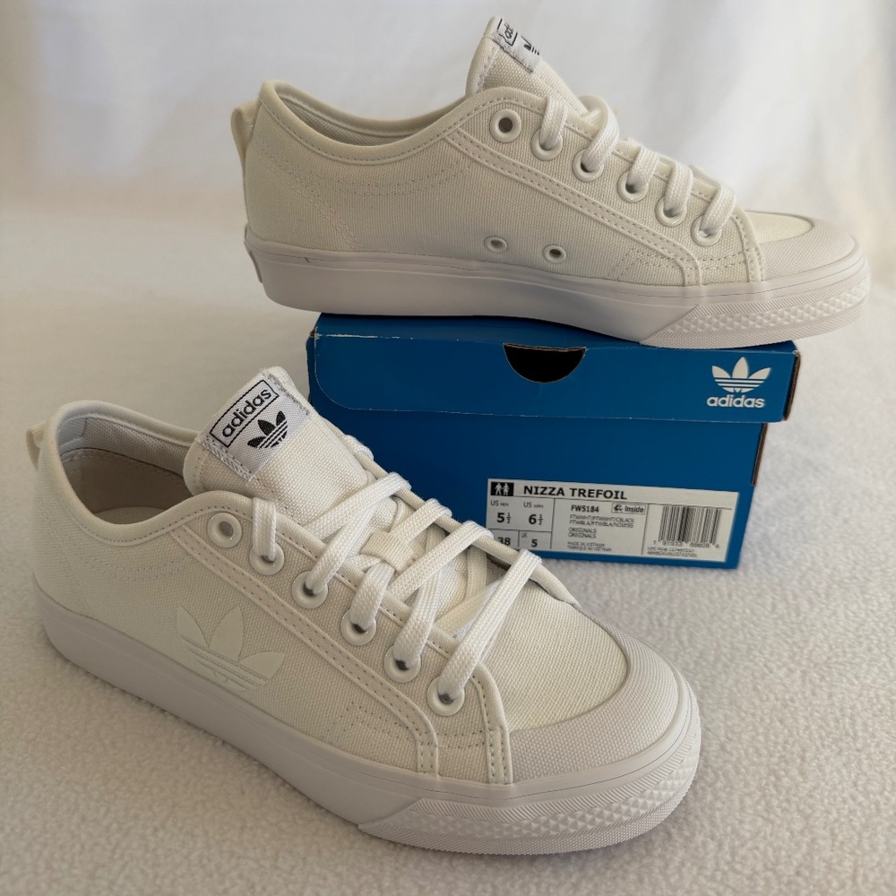 Adidas Nizza Trefoil White